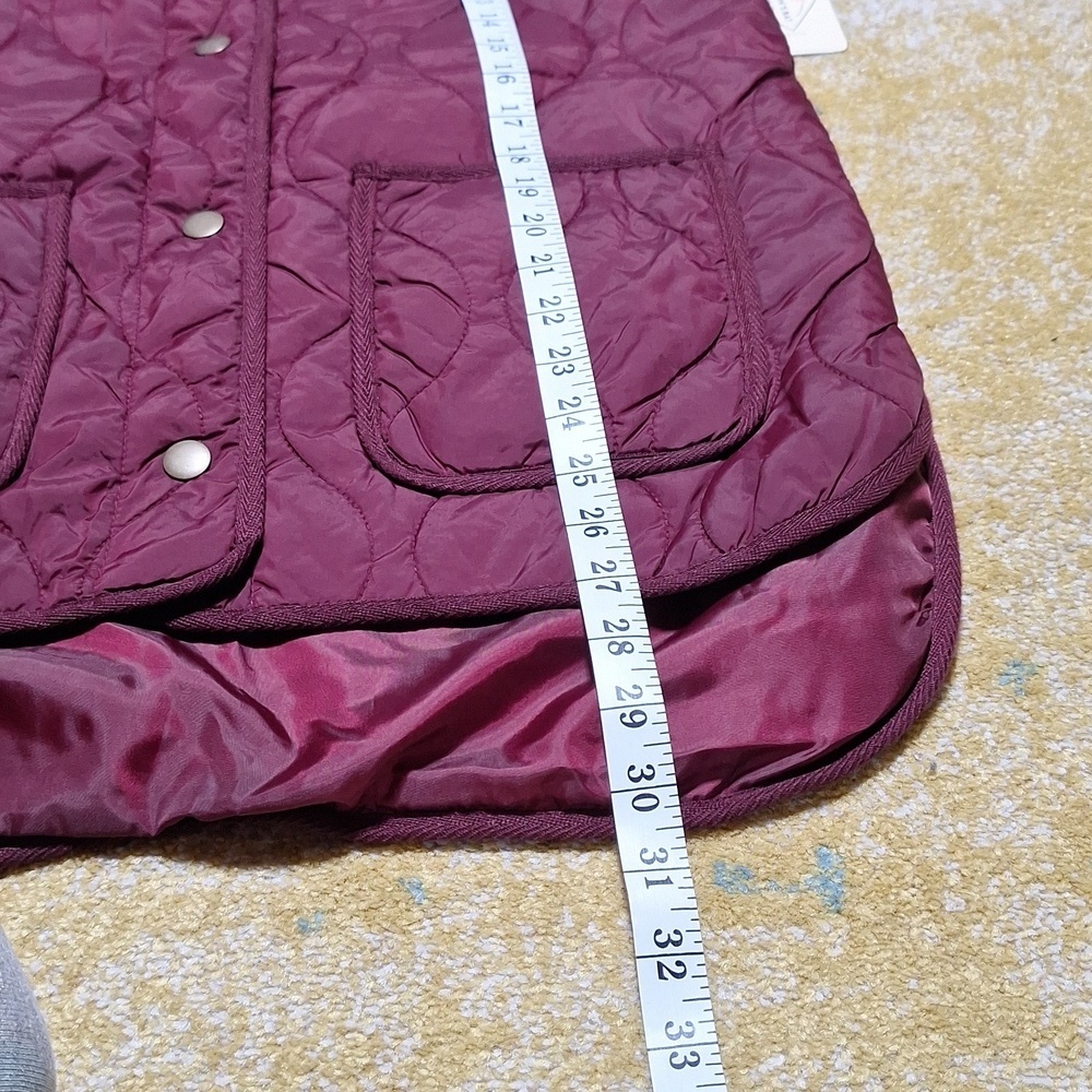 NWT St John's Bay PS deep ruby all weather coat - Picture 11 of 11